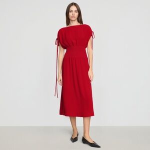 NWT Modern Citizen Ayumi Gathered-Shoulder Dress